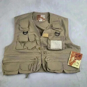 NWT Rio Bravo By Prestige Fishing Vest Beige Size XL